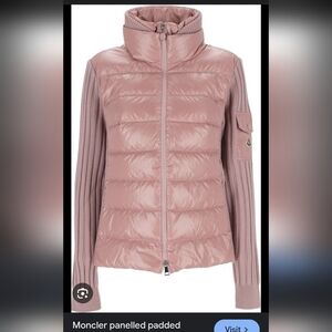 Moncler Women's Blush Puffer Jacket Small